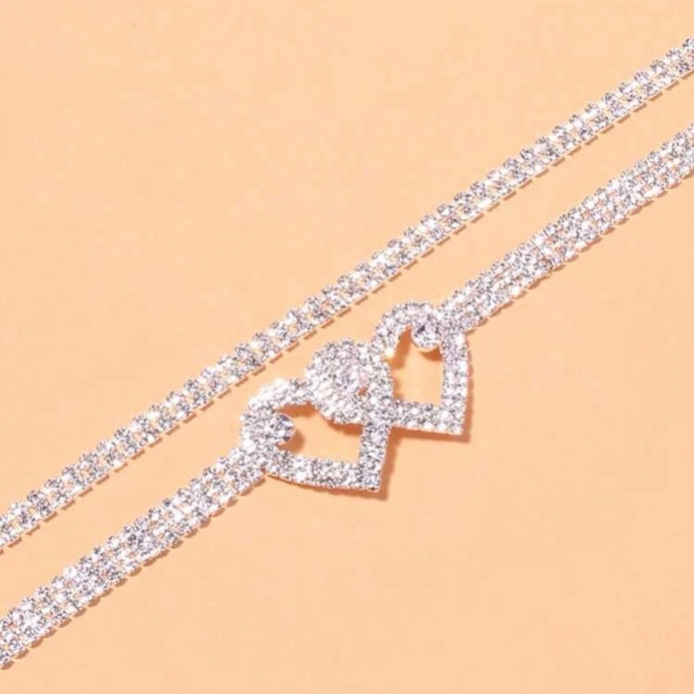 Glass Show Stopper Anklet Set